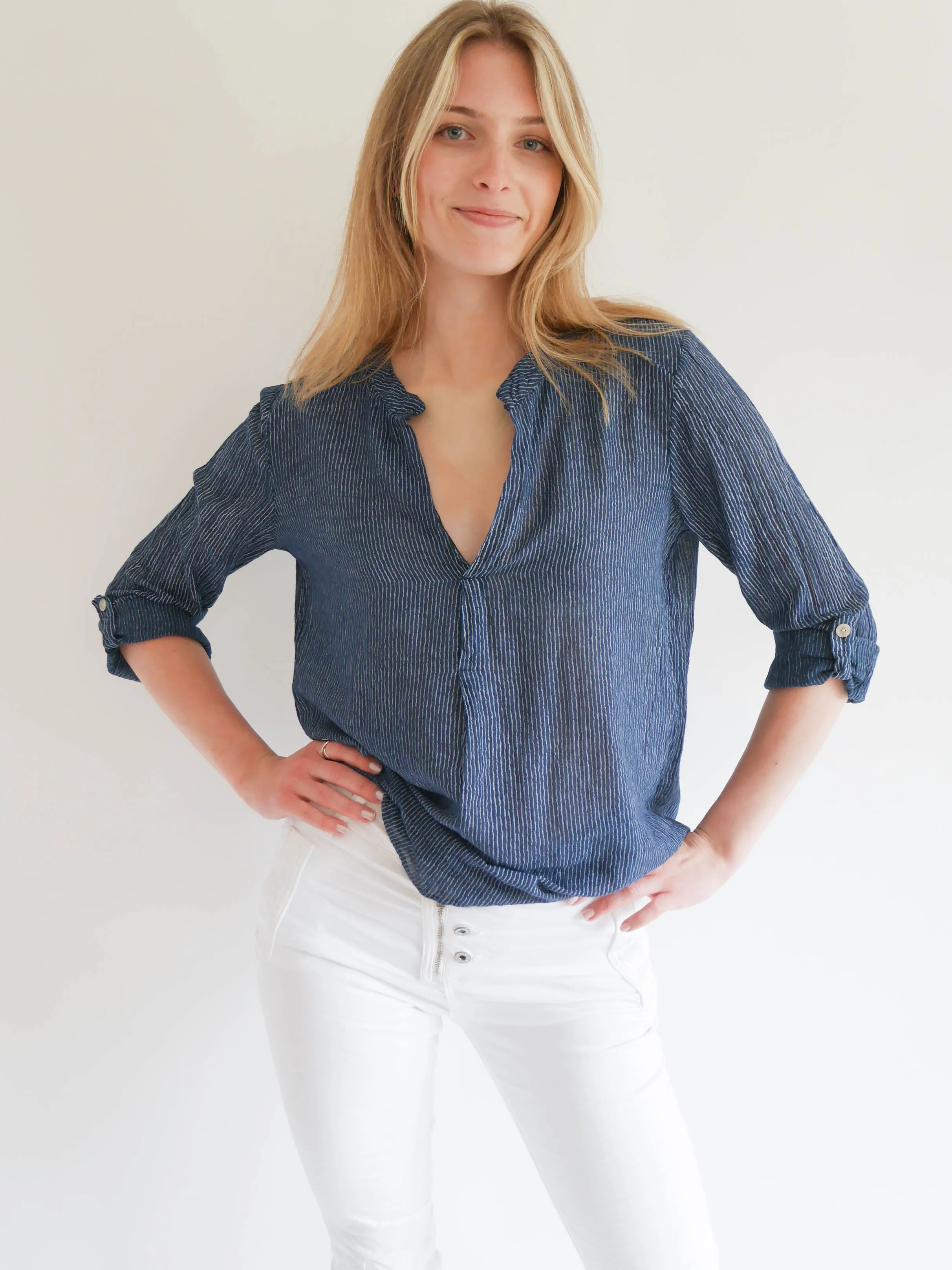 Annabel Blouse Navy