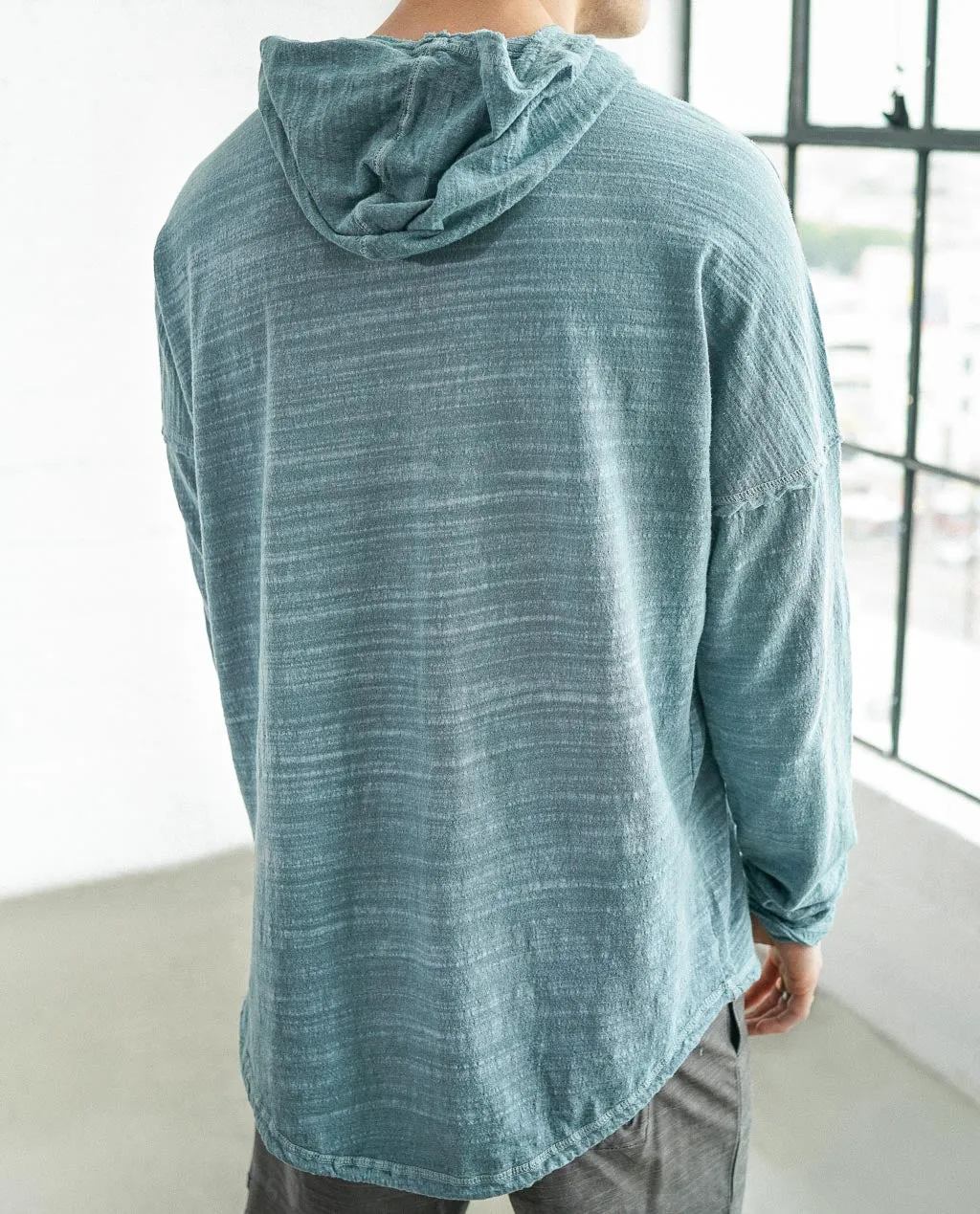 Astrneme Quarry Blue Hooded Pullover