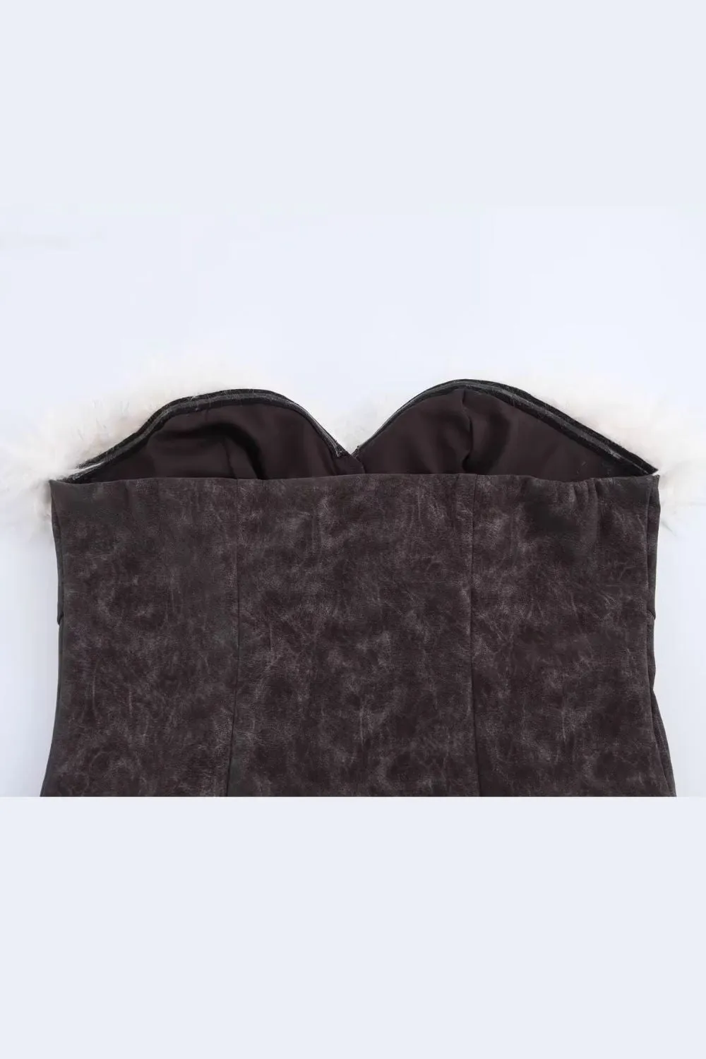 ‘Bella’ Faux Fur Trim Camisole