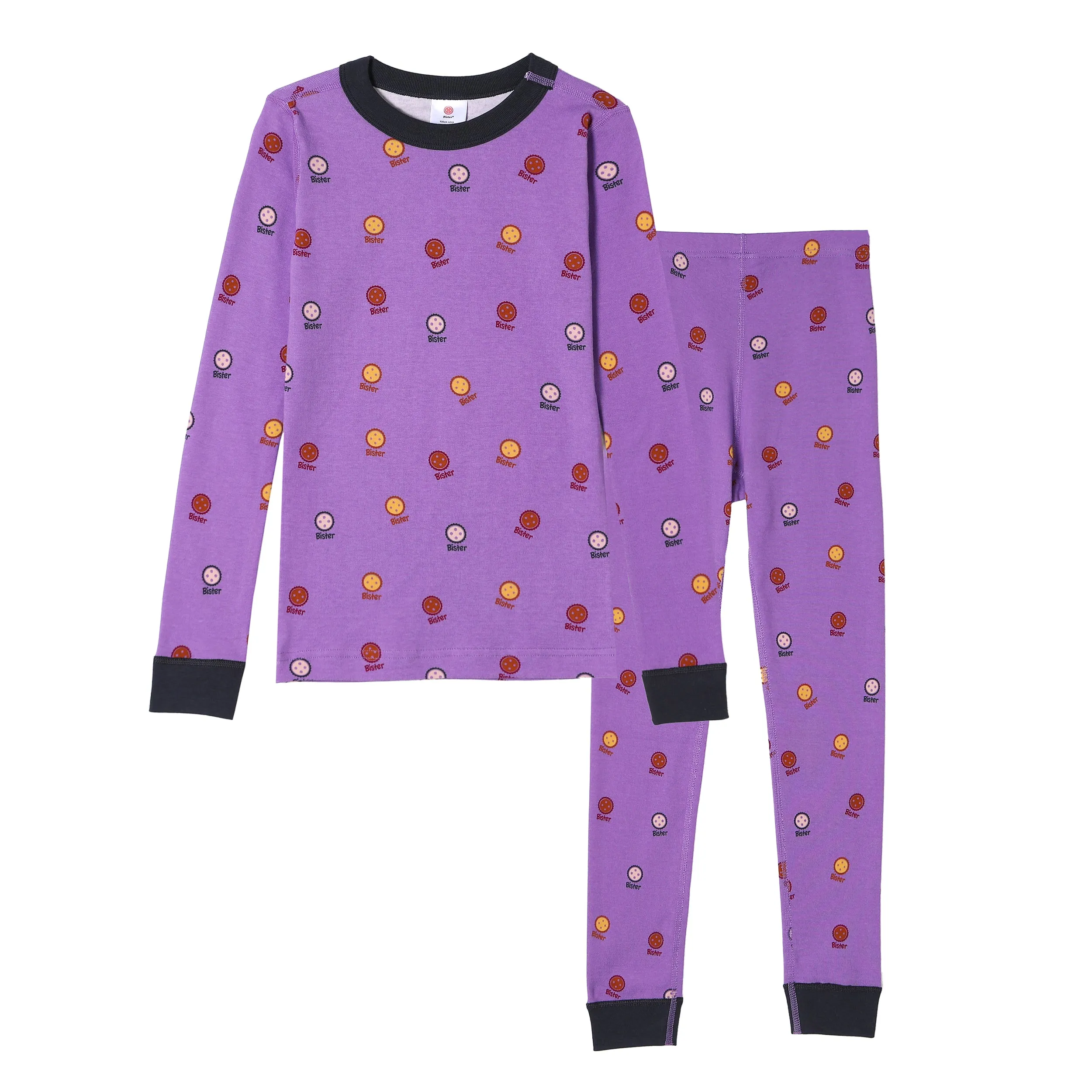 Bister Organic Cotton Button Long Sleeve Pajamas