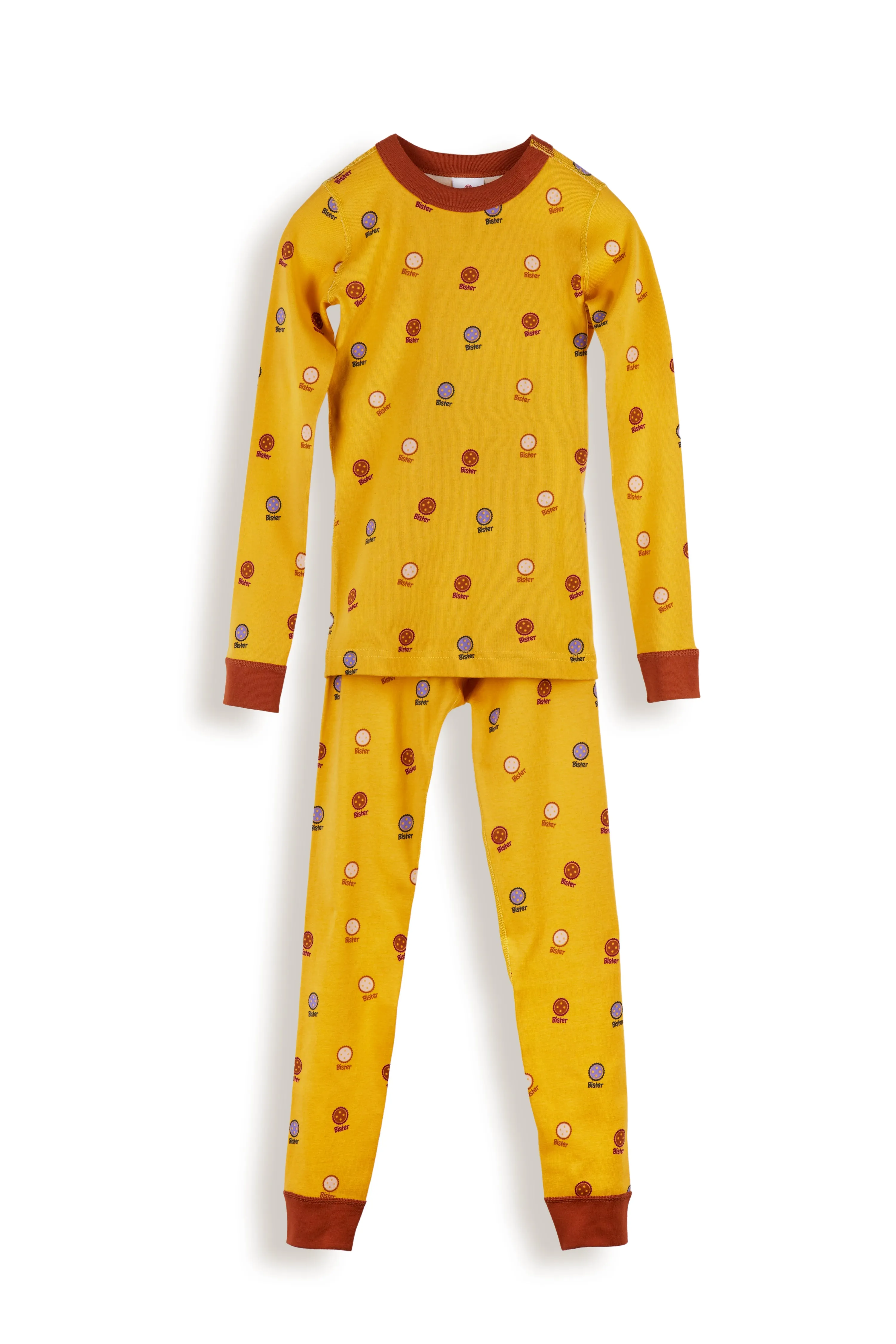 Bister Organic Cotton Button Long Sleeve Pajamas