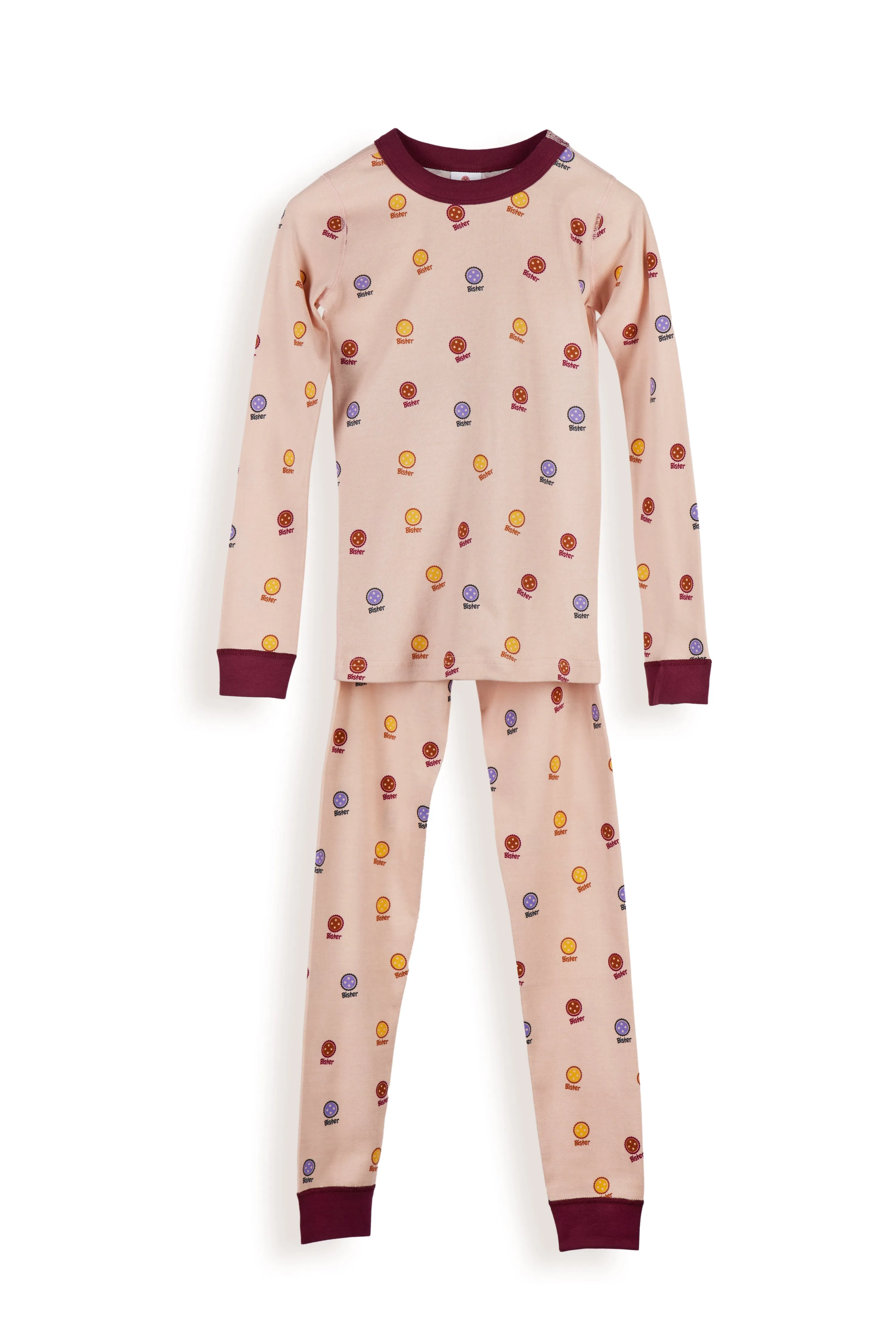 Bister Organic Cotton Button Long Sleeve Pajamas