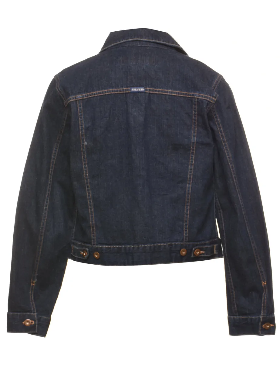 Dark Wash Denim Jacket - M