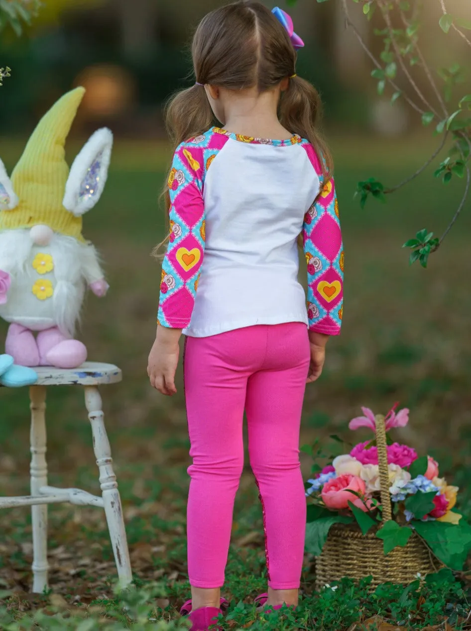 Easter Egg Magic Sparkle Legging Set