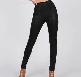 Faux Leather Leggings Plus