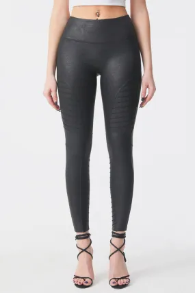 Faux Leather Moto Leggings