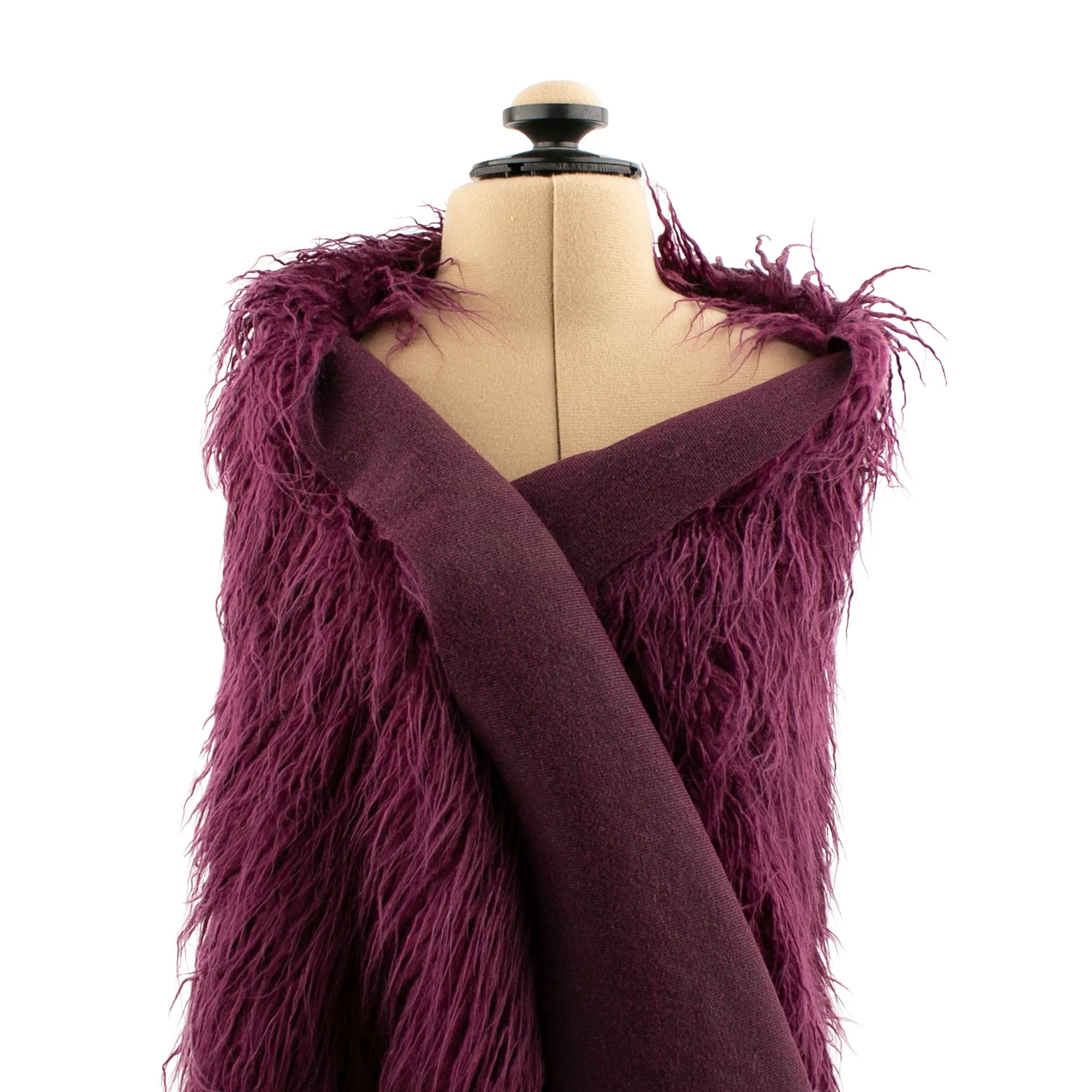 Fur - YAK YAK - Burgundy