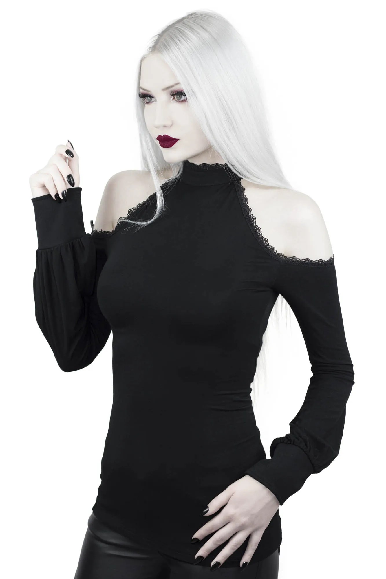 Kassandra Cold Shoulder Top