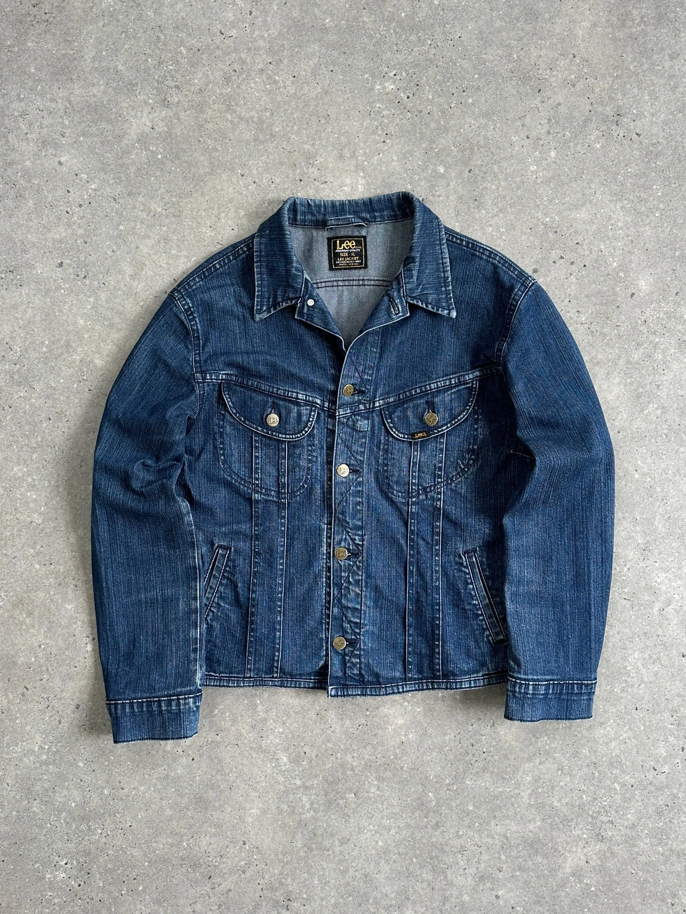 Lee Cotton Fitted Denim Jacket - M