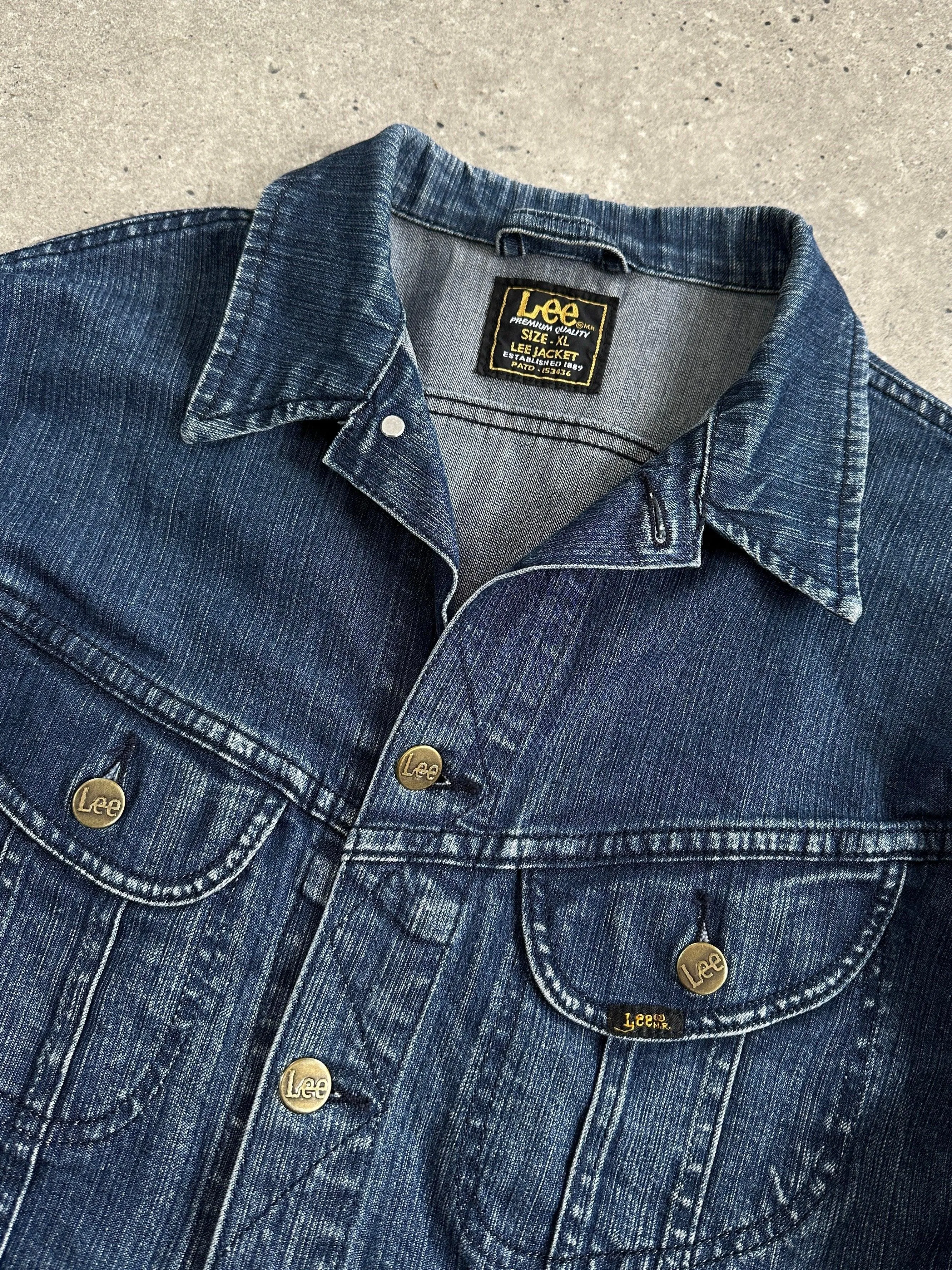 Lee Cotton Fitted Denim Jacket - M