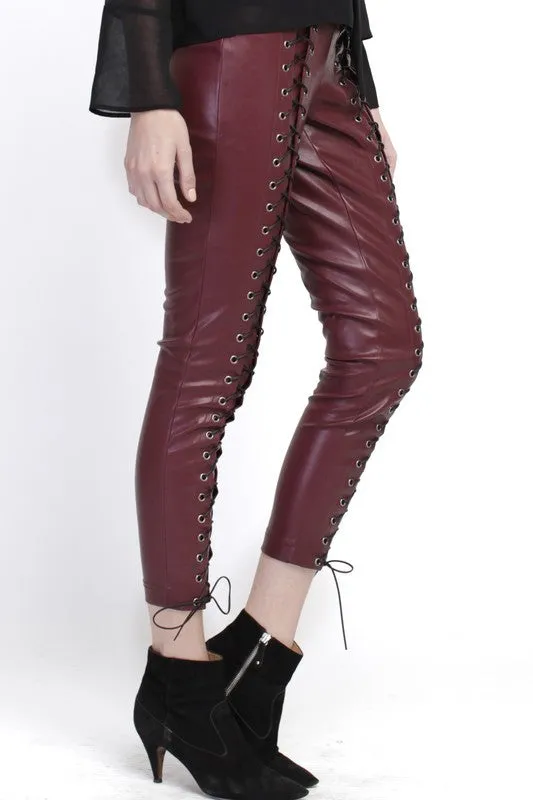 Line and Dot Juniper Lace Up Leggings