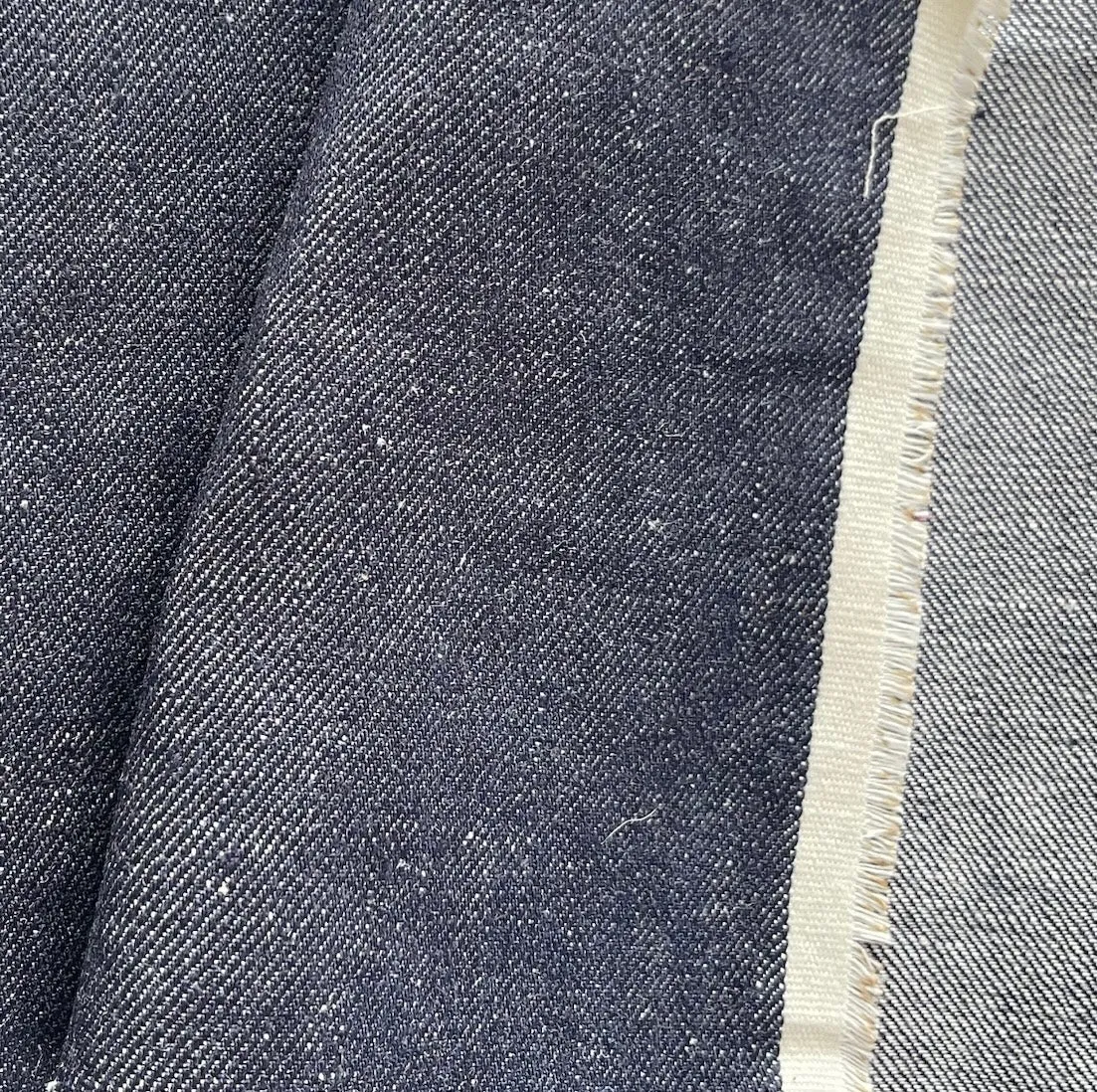 Loro Piana 12 Oz Indigo Cotton Denim Twill (Made in Italy)