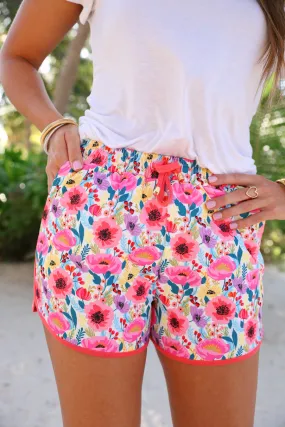 PREORDER-Fields Of Floral Everyday Shorts By Jess Lea (Ships Early March)