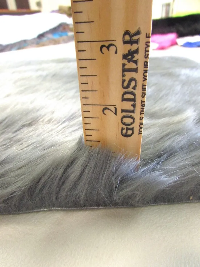 Short Shag Faux Fur Fabric / Cocoa / Sold By The Yard