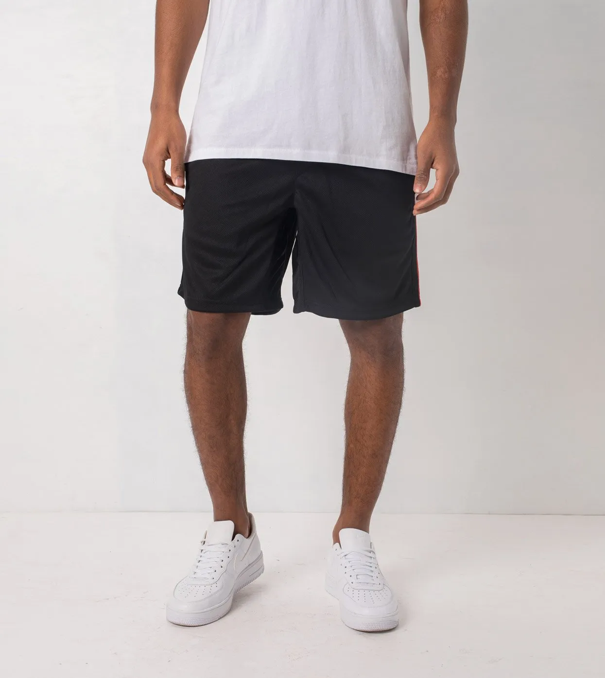 Sideline Track Short Black/Vintage Red - Sale