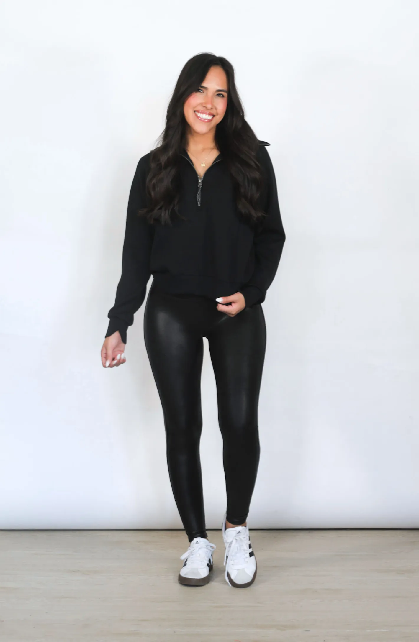 Spanx Shape Faux Leather Leggings