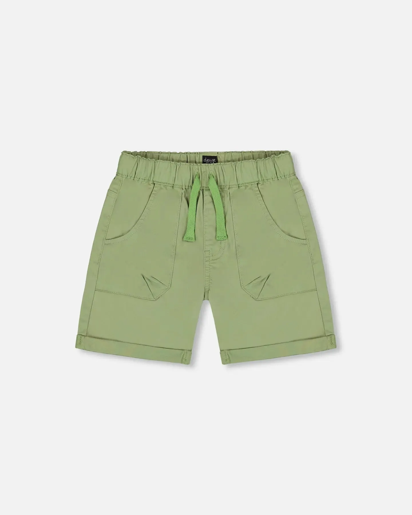 Stretch Twill Short Green