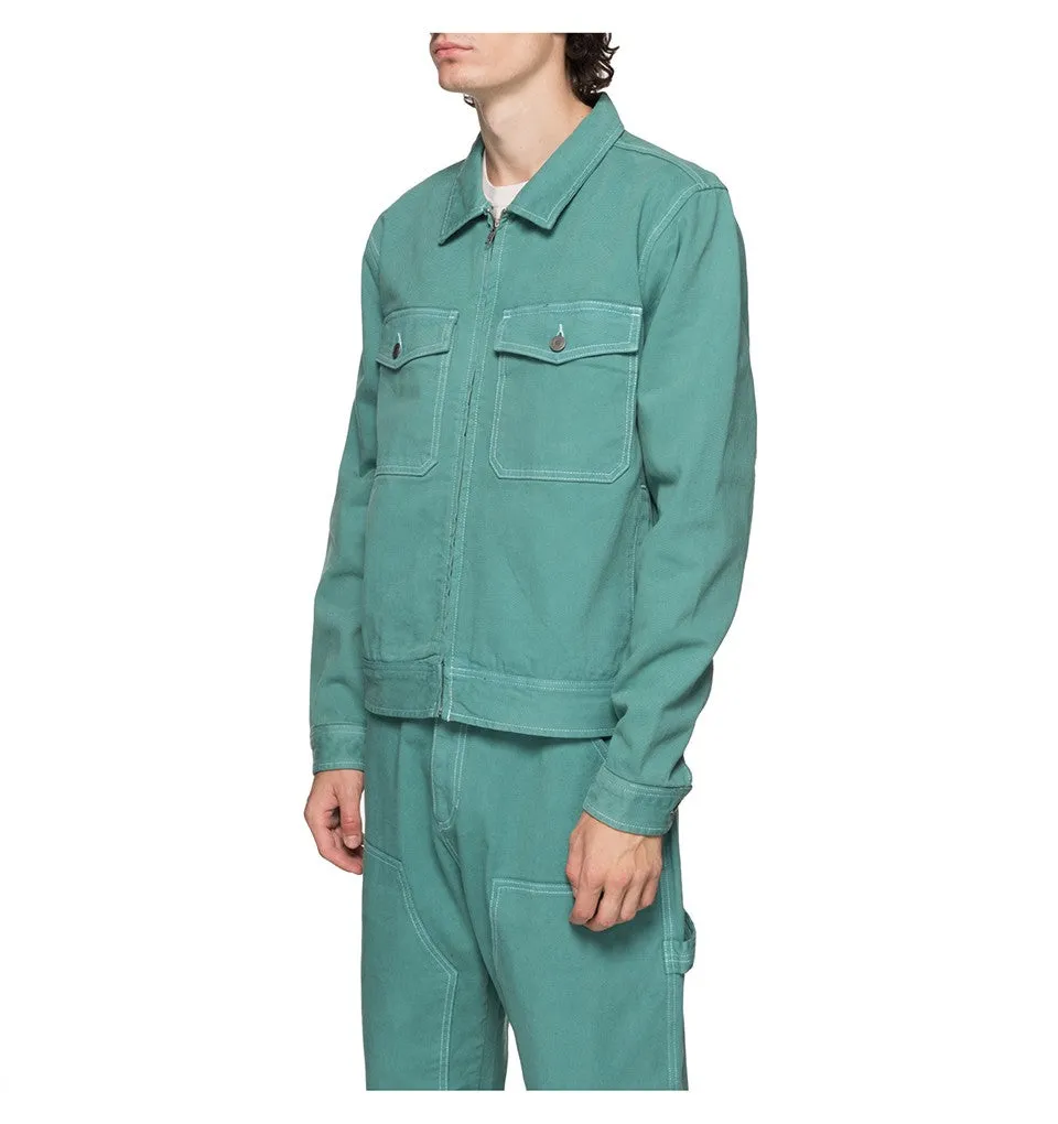 STÜSSY OVERDYED GARAGE JACKET // MINT