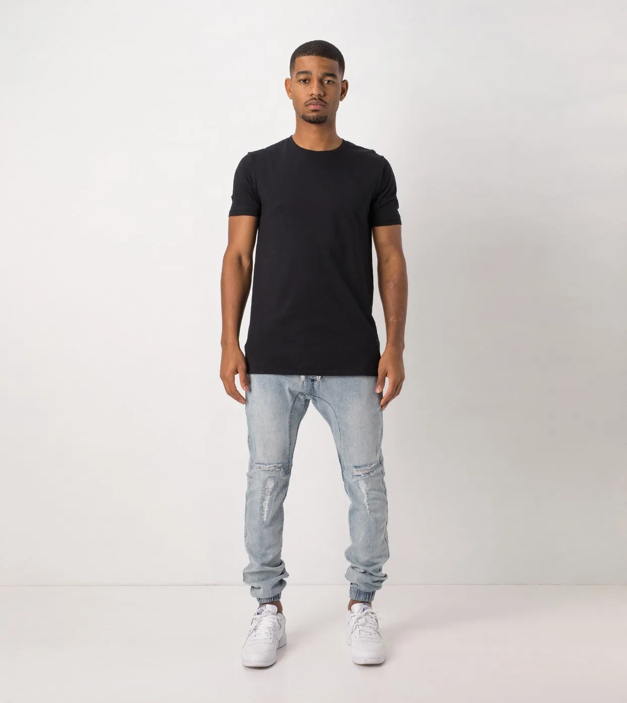 Sureshot Jogger Mid Blue Rip - Sale