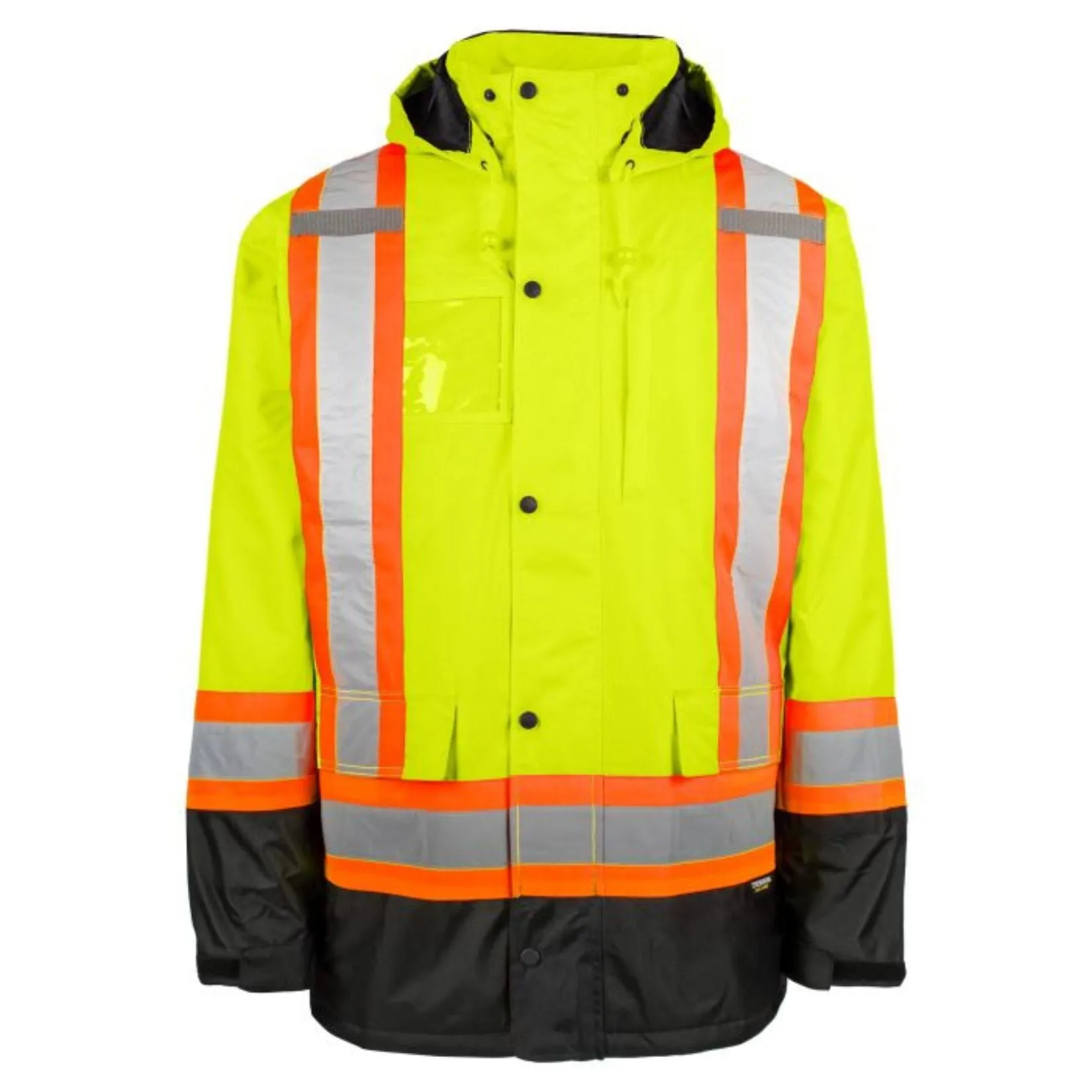 Terra Hi-VIS Lined Safety Winter Parka 116504 - Yellow