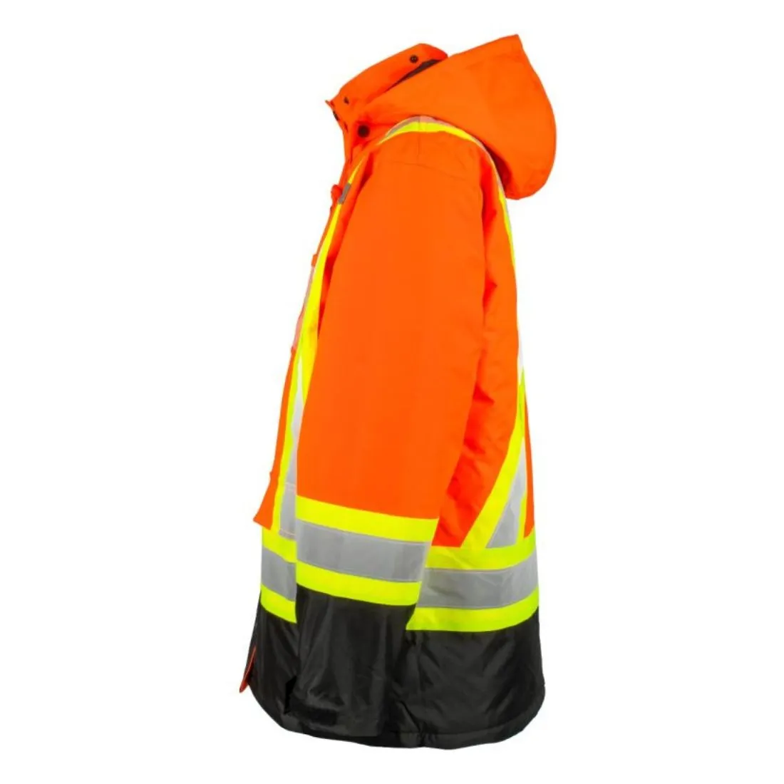 Terra Hi-VIS Lined Winter Safety Parka 116504 - Orange