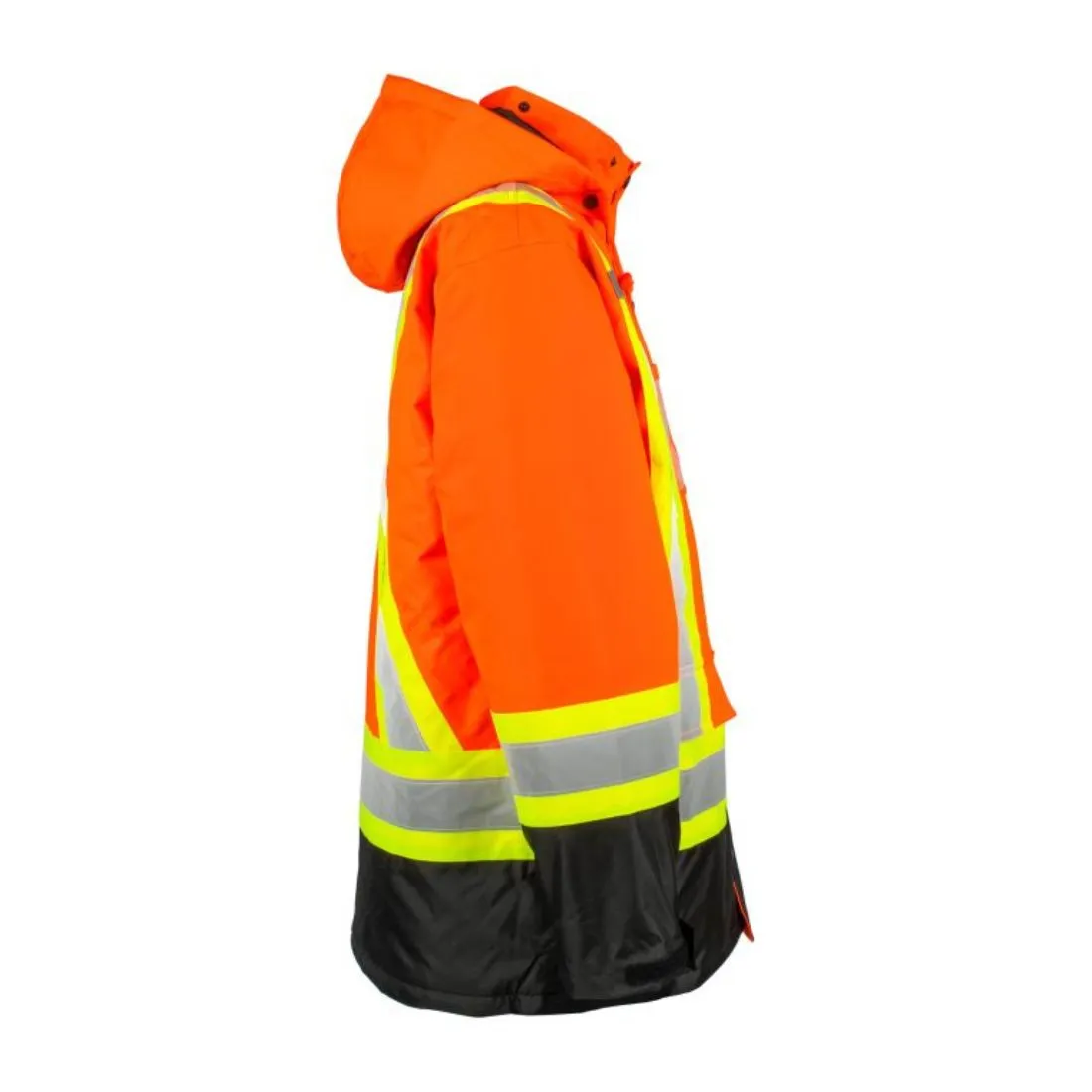 Terra Hi-VIS Lined Winter Safety Parka 116504 - Orange