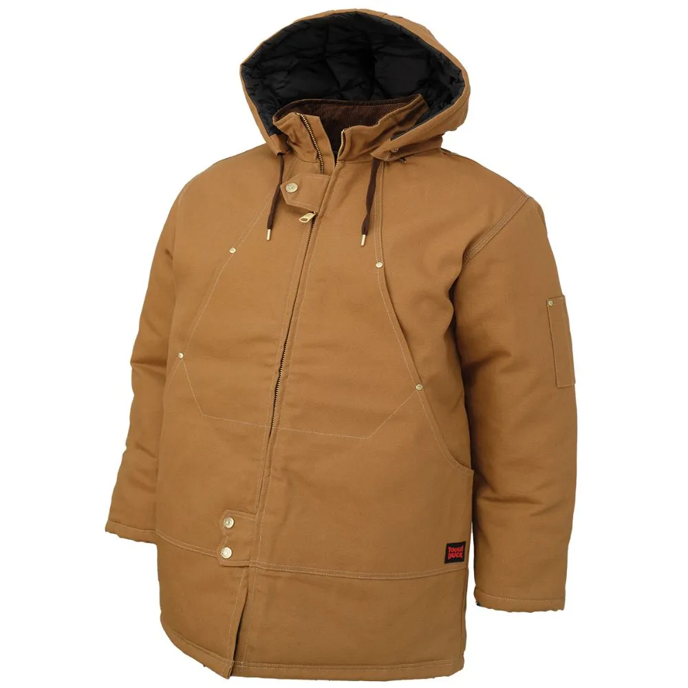 Tough Duck Men's Abraham Hydro Winter Work Parka WJ18 - Brown