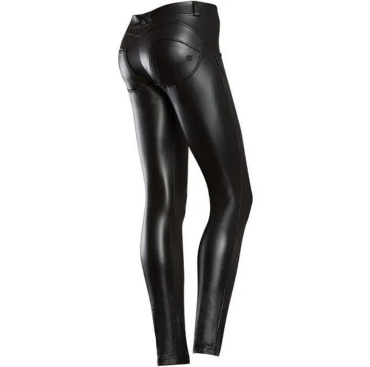 Women Faux Leather Jeggings